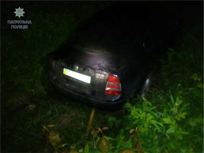 На Львівщині нетверезий водій злетів у кювет На Львівщині нетверезий водій злетів у кювет