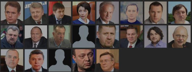 Особи, які увійшли до "чорної каси" Партії регіонів / 24tv.ua