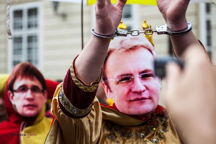 «Садік капут!» – громадські активісти показали виставу про Садового (Фото) «Садік капут!» – громадські активісти показали виставу про Садового (Фото)