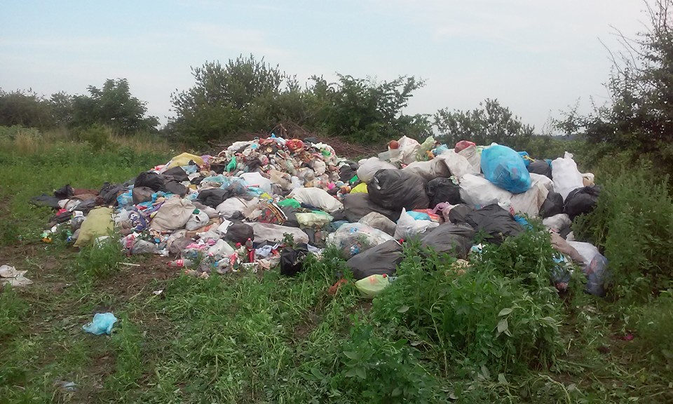 Як на Львівщині «оригінально» позбуваються сміття (фото, відео)