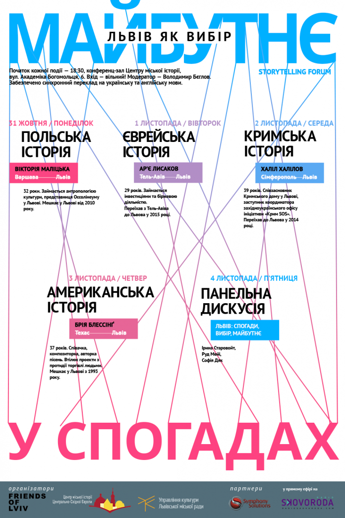 Майбутнє у спогадах: у Львові проведуть 5 вечорів сторітелінгу Майбутнє у спогадах: у Львові проведуть 5 вечорів сторітелінгу