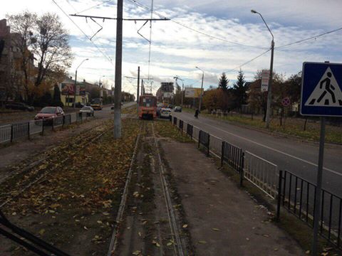 У Львові стоять трамваї через ДТП