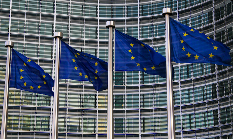 European Flags in Brussels