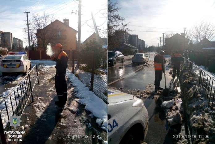 Львівські патрульні оштрафували п’яного комунальника (Фото) Львівські патрульні оштрафували п’яного комунальника (Фото)