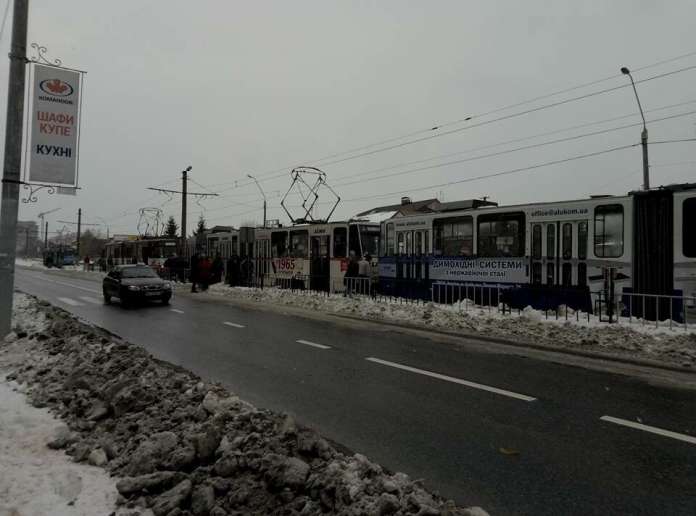 У Львові 16 листопада тимчасово не курсують трамваї У Львові 16 листопада тимчасово не курсують трамваї