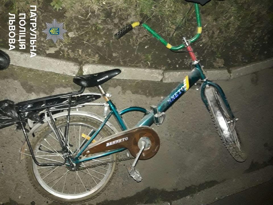 Патрульні затримали «любителя» чужих велосипедів