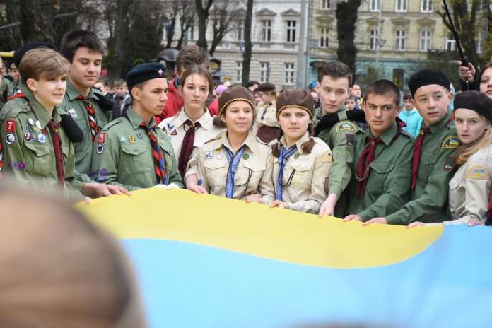 Як львів’яни-пластуни вітали із 105-ю річницею Дня Першої Пластової Присяги Як львів’яни-пластуни вітали із 105-ю річницею Дня Першої Пластової Присяги
