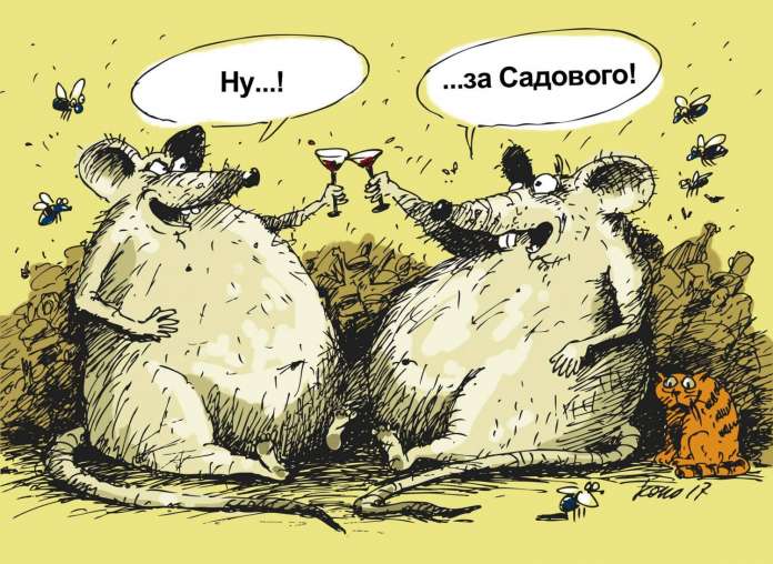 Художник показав, хто насправді вдячний Садовому за сміття Художник показав, хто насправді вдячний Садовому за сміття