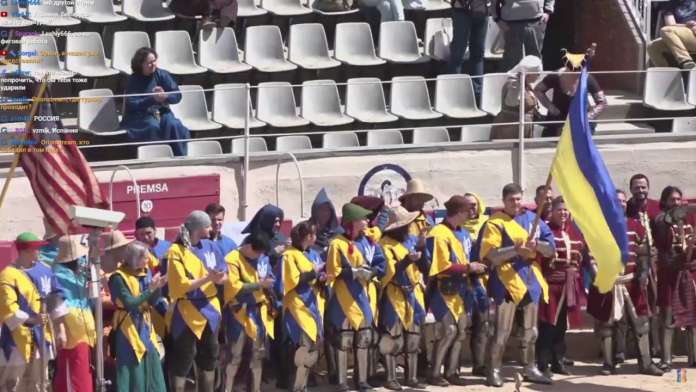 Україна перемогла Росію у лицарському турнірі (відео) Україна перемогла Росію у лицарському турнірі (відео)