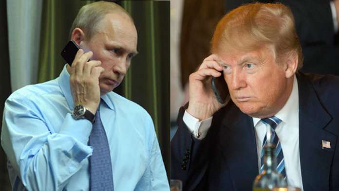Сьогодні відбудеться телефонна розмова між Трампом і Путіним Сьогодні відбудеться телефонна розмова між Трампом і Путіним