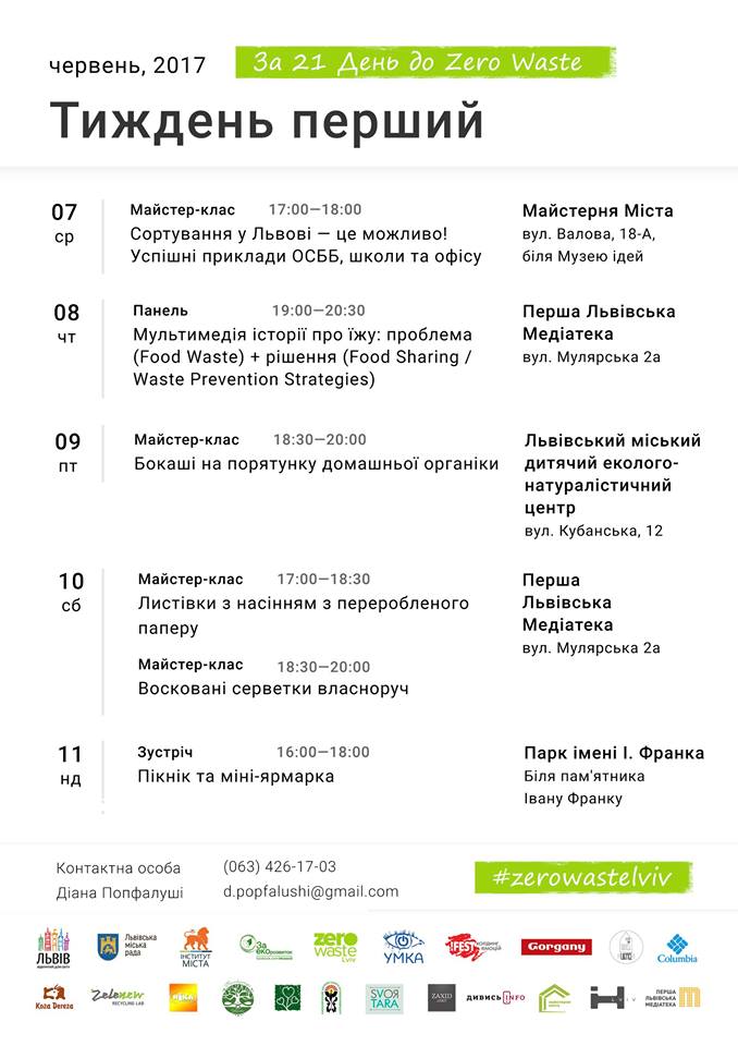 У Львові розпочався перший тиждень експерименту «Нуль відходів» - 2