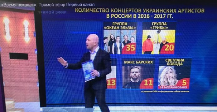 Російський Перший канал заявив про 35 концертів «Океану Ельзи» у РФ Російський Перший канал заявив про 35 концертів «Океану Ельзи» у РФ