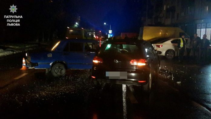 У Львові п’яний водій, позбавлений прав, скоїв ДТП У Львові п’яний водій, позбавлений прав, скоїв ДТП