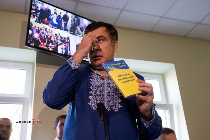 Як на Львівщині судили Саакашвілі (фоторепортаж) Як на Львівщині судили Саакашвілі (фоторепортаж)