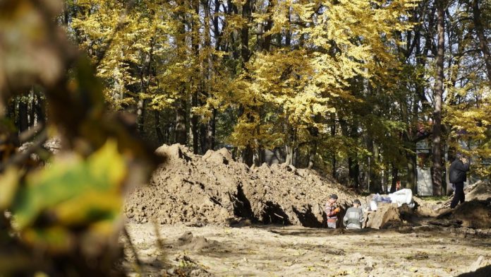 У львівському Парку культури віднайшли останки німецьких солдатів часів Другої світової війни У львівському Парку культури віднайшли останки німецьких солдатів часів Другої світової війни