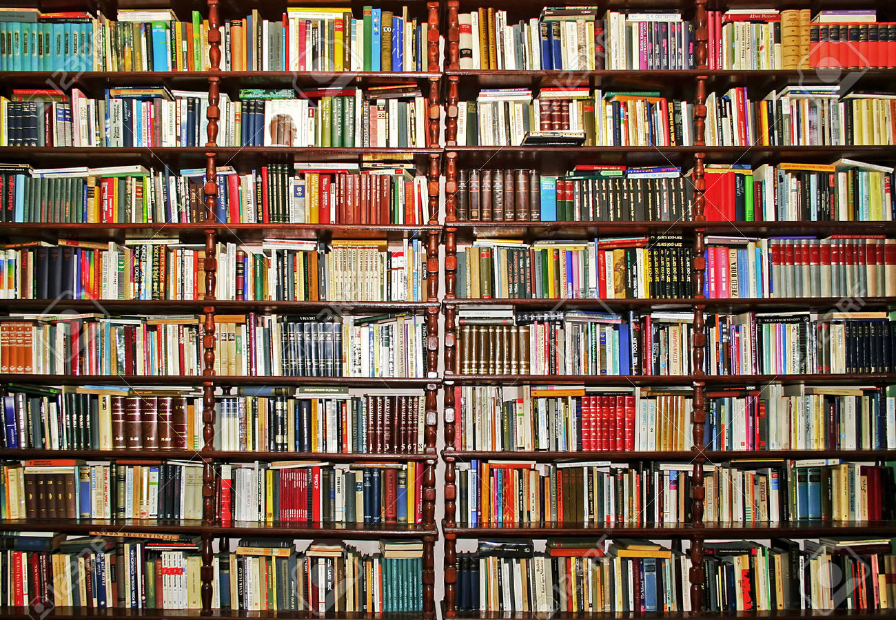 1367546-Whole-big-wall-covered-with-lot-of-books-Stock-Photo-books-library-book