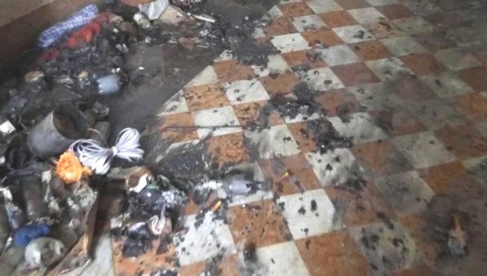 На площі Ринок у житловому будинку сталася пожежа На площі Ринок у житловому будинку сталася пожежа