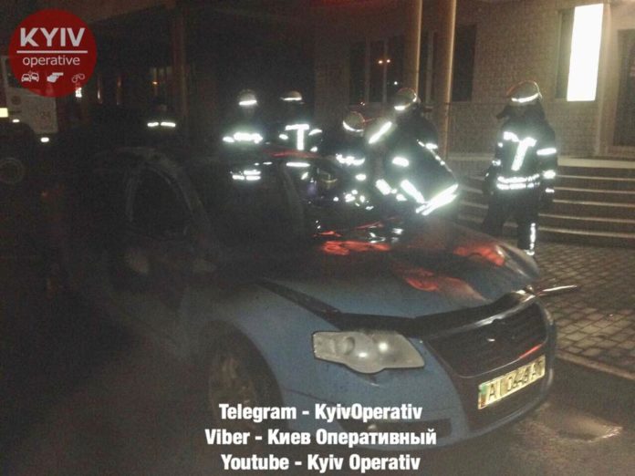 У Києві вибухнув автомобіль У Києві вибухнув автомобіль