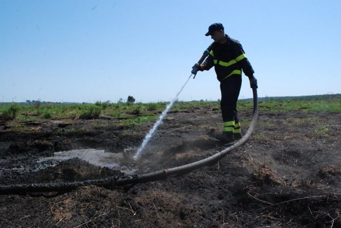 Майже двісті рятувальників гасять торф біля Львова Майже двісті рятувальників гасять торф біля Львова