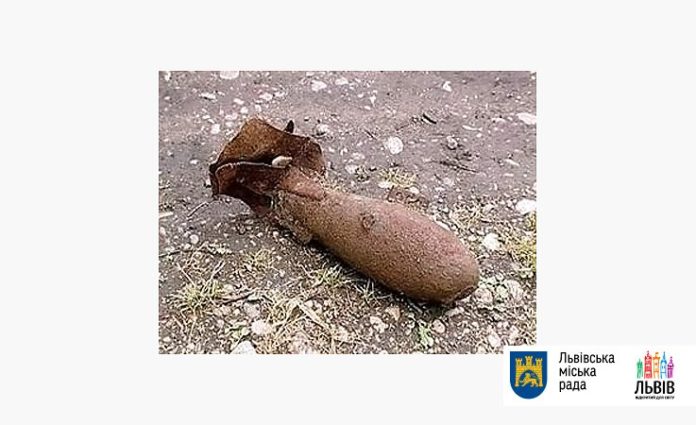 На Погулянці виявили артснаряд часів Другої світової війни На Погулянці виявили артснаряд часів Другої світової війни