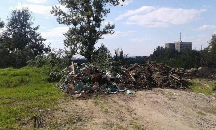 Снопківський парк перетворюють на сміттєзвалище Снопківський парк перетворюють на сміттєзвалище