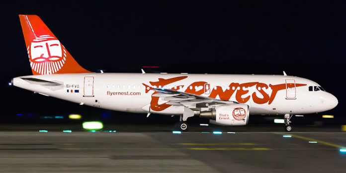 Ernest Airlines відмінив завтрашній рейс Мілан-Львів-Мілан Ernest Airlines відмінив завтрашній рейс Мілан-Львів-Мілан