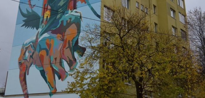 У Рівному з’явився перший в Україні мурал із технологією доповненої реальності У Рівному з’явився перший в Україні мурал із технологією доповненої реальності