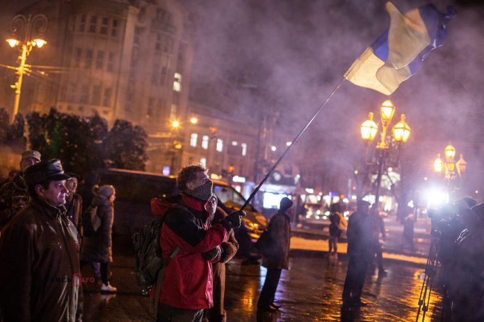 Як у Львові відзначали п’яту річницю Революції Гідності (відео) Як у Львові відзначали п’яту річницю Революції Гідності (відео)