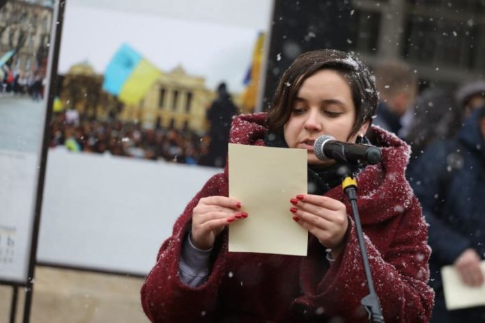 У Львові відбувся Поетичний марафон «Вірші Майдану» (фото) У Львові відбувся Поетичний марафон «Вірші Майдану» (фото)