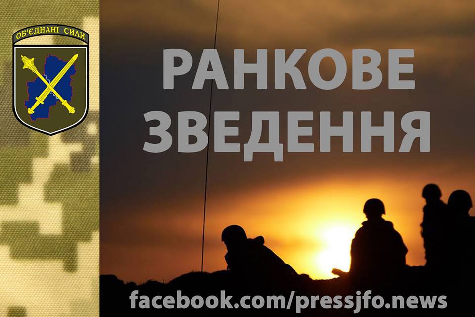 За минулу добу жоден український захисник не постраждав, знищено трьох бойовиків, - штаб ООС