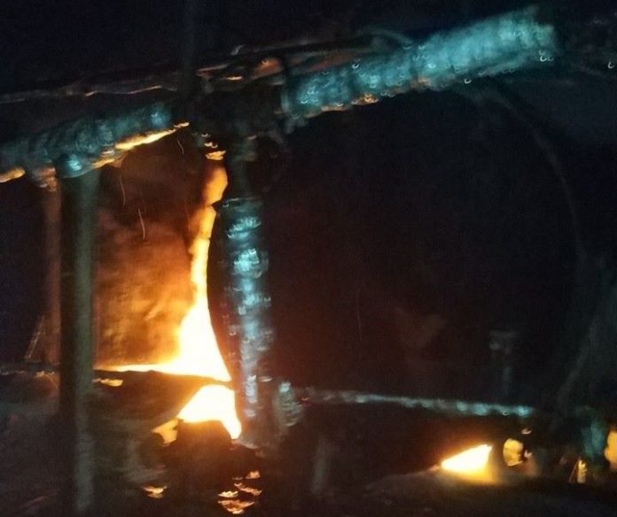 У Стрийському районі зайнялася бітумна установка У Стрийському районі зайнялася бітумна установка