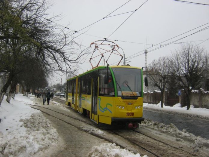 Менше 30% рухомого складу електротранспорту Львова не опалюється Менше 30% рухомого складу електротранспорту Львова не опалюється