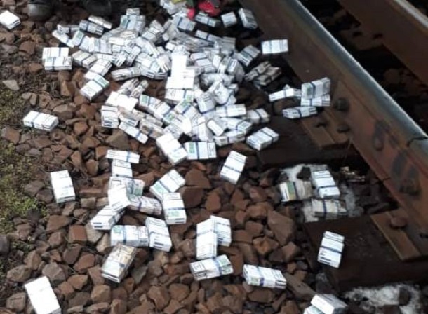 Львівські митники виявили сигарети у вагоні з залізною рудою (фото)