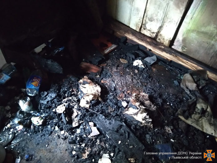 На Львівщині під час пожежі загинув чоловік