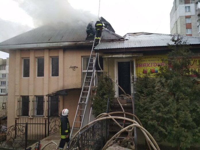 У Трускавці горів магазин У Трускавці горів магазин