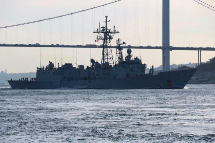 Три кораблі НАТО йдуть в Одесу Три кораблі НАТО йдуть в Одесу