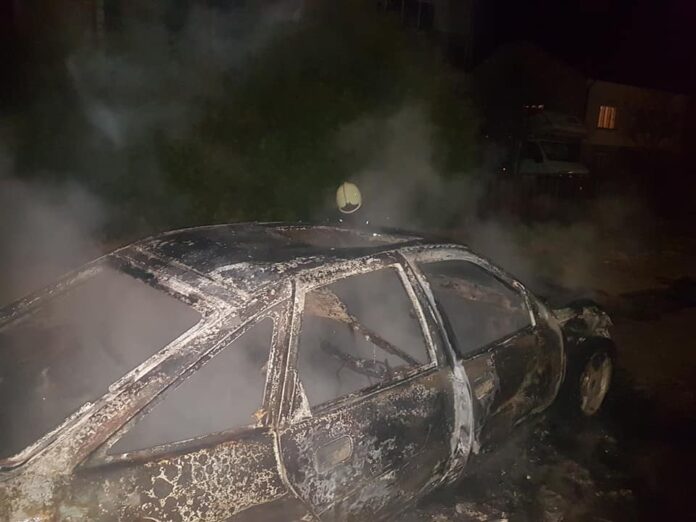 На Львівщині внаслідок пожежі згорів автомобіль На Львівщині внаслідок пожежі згорів автомобіль