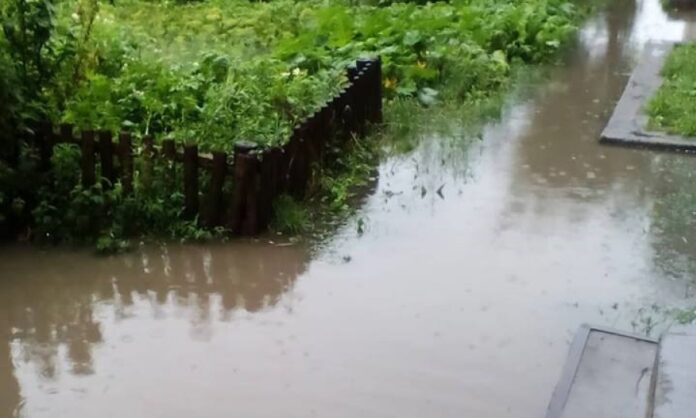 У Львові після ремонту дороги на вулиці Біберовича затоплює двори У Львові після ремонту дороги на вулиці Біберовича затоплює двори