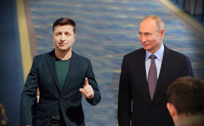 Розпочалася зустріч Зеленського і Путіна Розпочалася зустріч Зеленського і Путіна