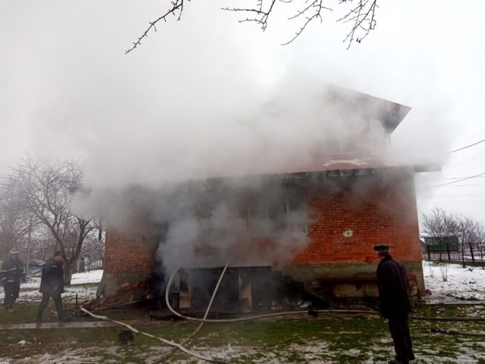 На Стрийщині у житловому будинку сталась пожежа