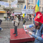 У Львові вуличною акцією активісти потролили кадрові рішення влади (фоторепортаж) - 7