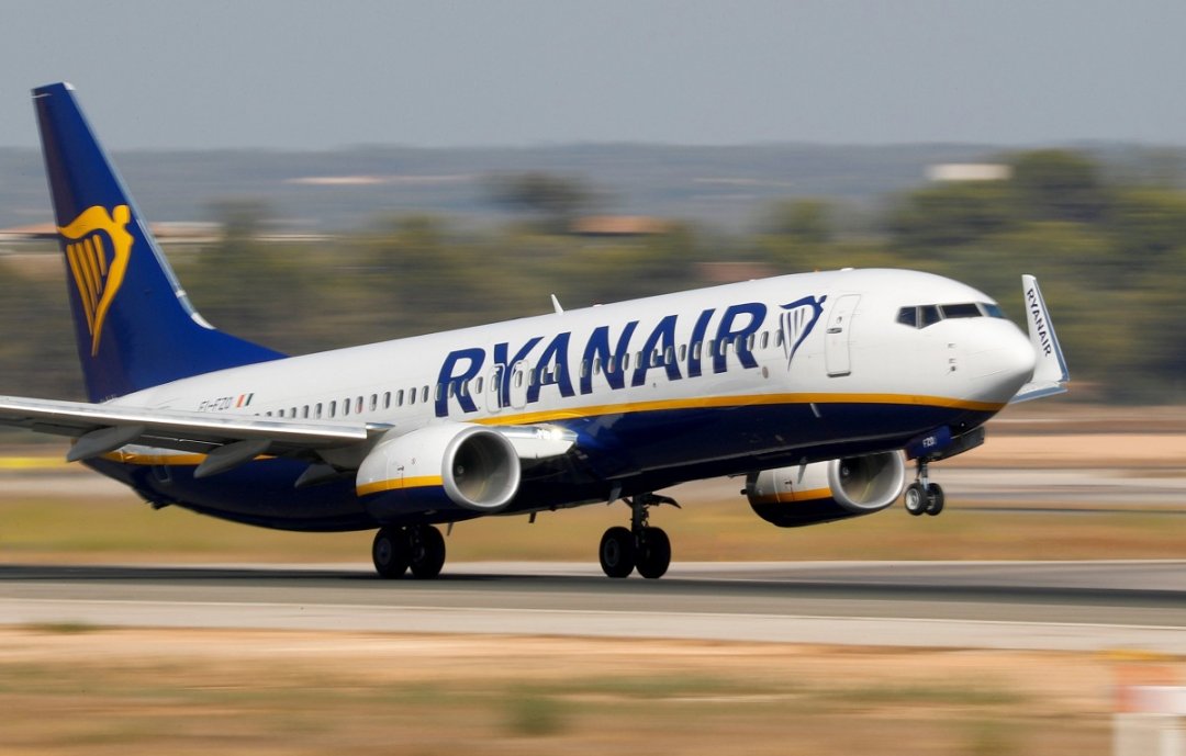 Ryanair скоротить на 20% кількість осінніх рейсів