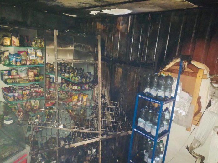 На Львівщині згорів магазин На Львівщині згорів магазин