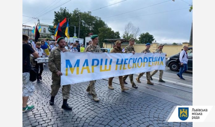 У Львові пройшов Марш Нескорених (фото) У Львові пройшов Марш Нескорених (фото)