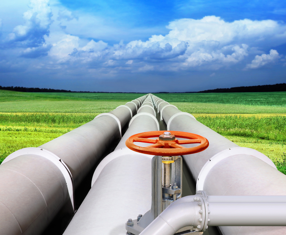 Gas-transmission pipeline