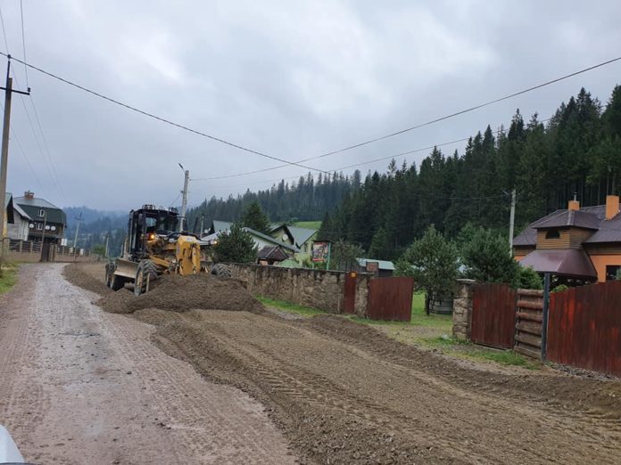 Біля Славська розпочато капітальний ремонт автомобільної дороги Біля Славська розпочато капітальний ремонт автомобільної дороги