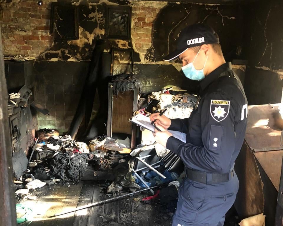 На Львівщині в пожежі загинув чоловік