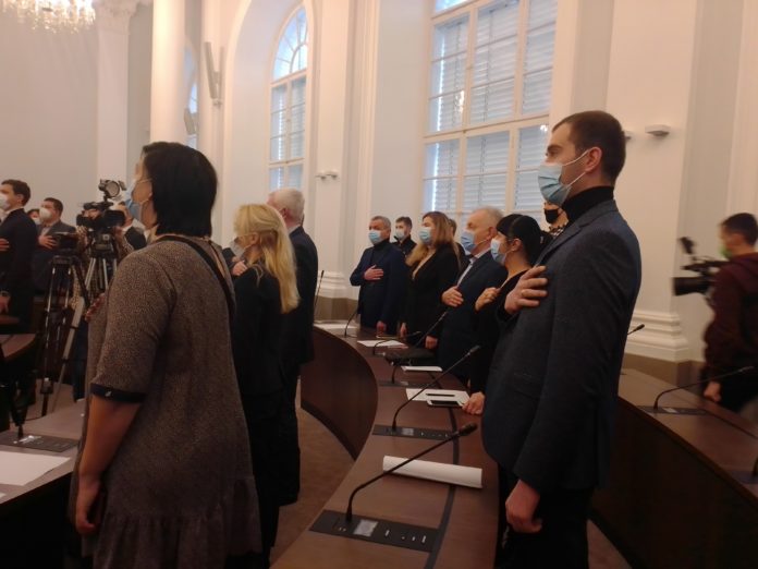 Новообрані депутати Львівської ОТГ прийняли присягу, але не всі Новообрані депутати Львівської ОТГ прийняли присягу, але не всі