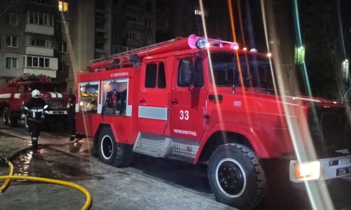 У Червонограді горів підвал у дев’ятиповерхівці У Червонограді горів підвал у дев’ятиповерхівці