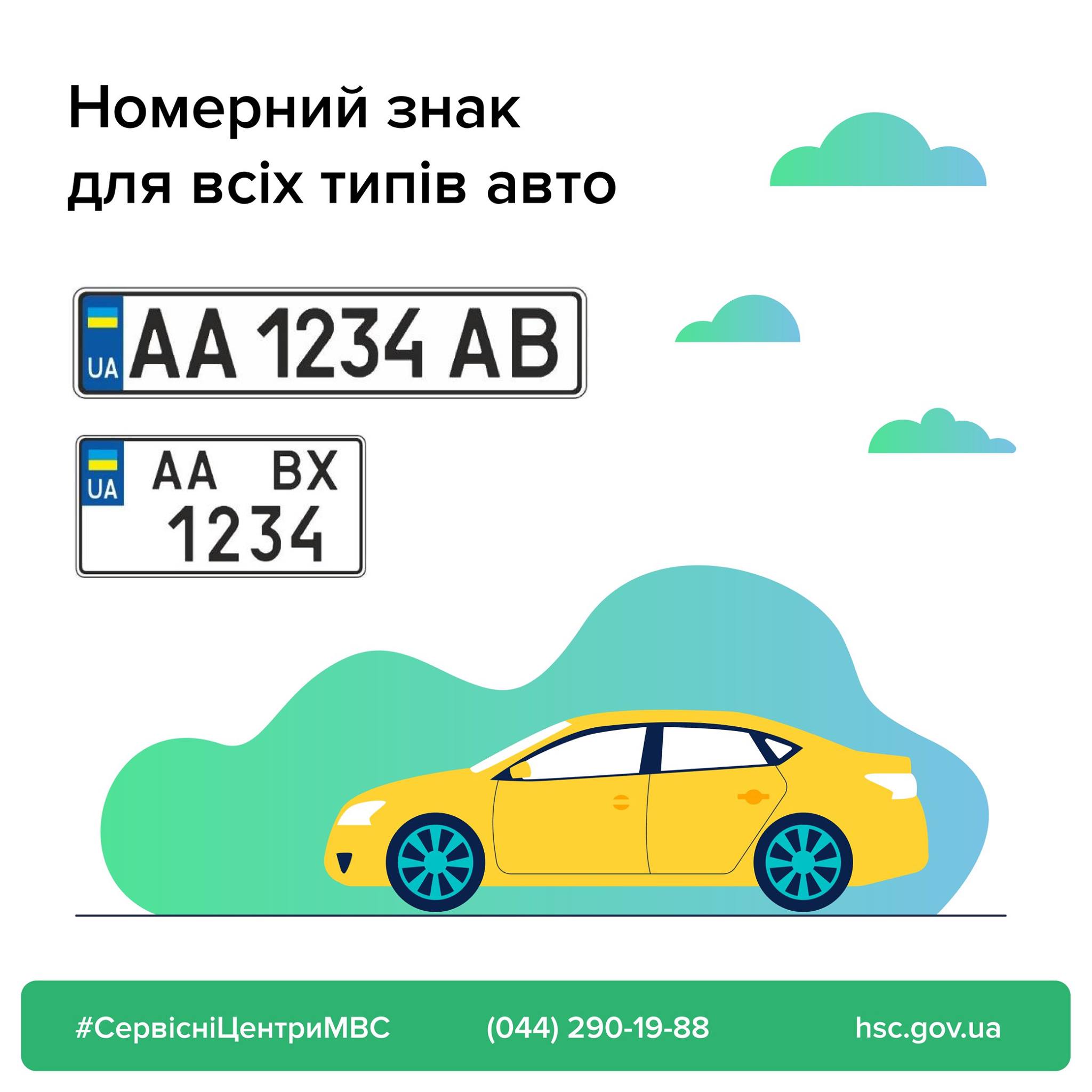 У МВС розповіли про актуальні номерні знаки в Україні - 2